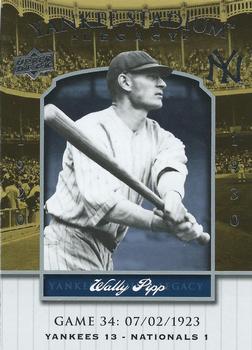 2008 Upper Deck Yankee Stadium Legacy #34 Wally Pipp Front