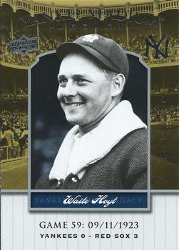 2008 Upper Deck Yankee Stadium Legacy #59 Waite Hoyt Front