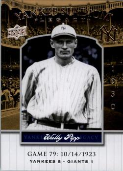 2008 Upper Deck Yankee Stadium Legacy #79 Wally Pipp Front