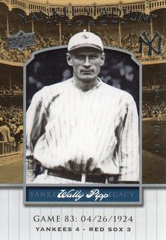 2008 Upper Deck Yankee Stadium Legacy #83 Wally Pipp Front