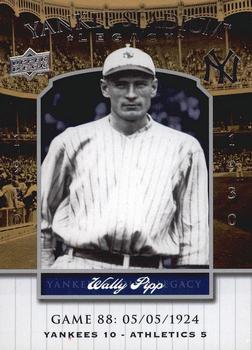 2008 Upper Deck Yankee Stadium Legacy #88 Wally Pipp Front