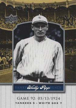2008 Upper Deck Yankee Stadium Legacy #92 Wally Pipp Front