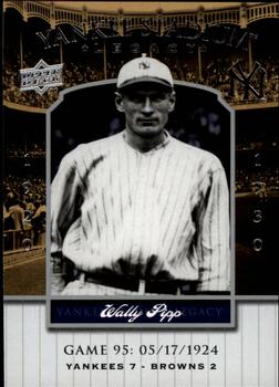 2008 Upper Deck Yankee Stadium Legacy #95 Wally Pipp Front
