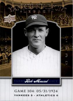 2008 Upper Deck Yankee Stadium Legacy #104 Bob Meusel Front