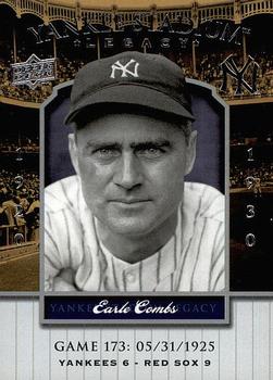 2008 Upper Deck Yankee Stadium Legacy #173 Earle Combs Front