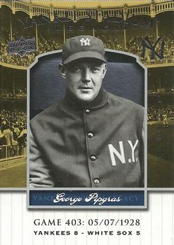2008 Upper Deck Yankee Stadium Legacy #403 George Pipgras Front