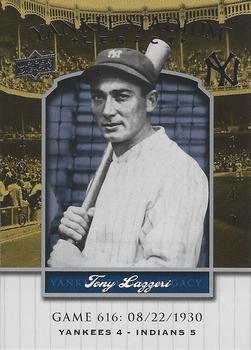 2008 Upper Deck Yankee Stadium Legacy #616 Tony Lazzeri Front