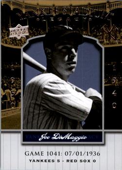 2008 Upper Deck Yankee Stadium Legacy #1041 Joe DiMaggio Front