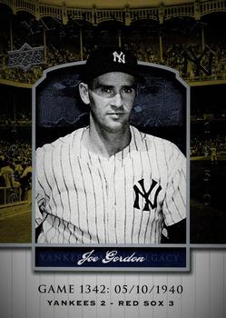 2008 Upper Deck Yankee Stadium Legacy #1342 Joe Gordon Front