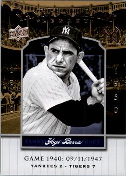 2008 Upper Deck Yankee Stadium Legacy #1940 Yogi Berra Front