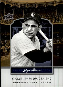 2008 Upper Deck Yankee Stadium Legacy #1949 Yogi Berra Front