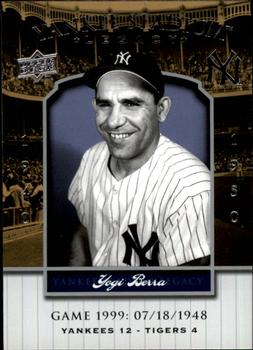 2008 Upper Deck Yankee Stadium Legacy #1999 Yogi Berra Front