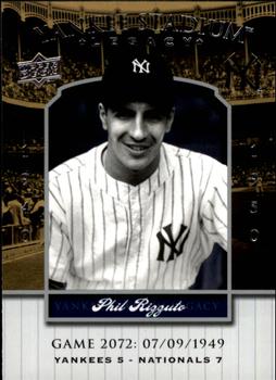 2008 Upper Deck Yankee Stadium Legacy #2072 Phil Rizzuto Front