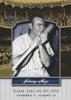 2008 Upper Deck Yankee Stadium Legacy #2142 Johnny Mize Front