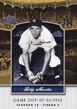 2008 Upper Deck Yankee Stadium Legacy #2319 Billy Martin Front
