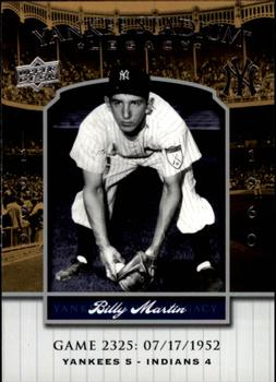 2008 Upper Deck Yankee Stadium Legacy #2325 Billy Martin Front