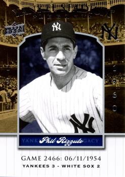 2008 Upper Deck Yankee Stadium Legacy #2466 Phil Rizzuto Front