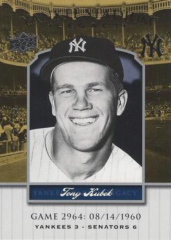 2008 Upper Deck Yankee Stadium Legacy #2964 Tony Kubek Front