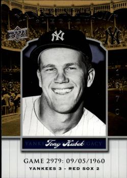 2008 Upper Deck Yankee Stadium Legacy #2979 Tony Kubek Front