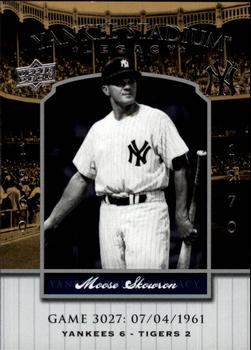 2008 Upper Deck Yankee Stadium Legacy #3027 Bill Skowron Front