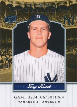 2008 Upper Deck Yankee Stadium Legacy #3274 Tony Kubek Front