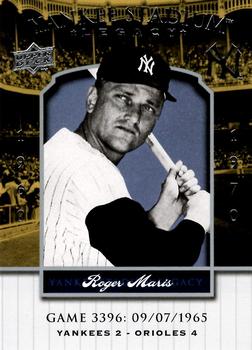 2008 Upper Deck Yankee Stadium Legacy #3396 Roger Maris Front