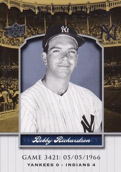 2008 Upper Deck Yankee Stadium Legacy #3421 Bobby Richardson Front