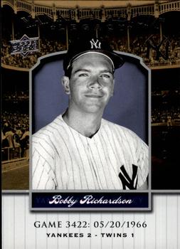 2008 Upper Deck Yankee Stadium Legacy #3422 Bobby Richardson Front