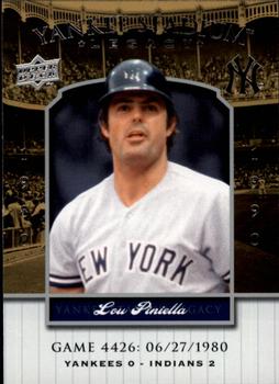 2008 Upper Deck Yankee Stadium Legacy #4426 Lou Piniella Front