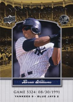 2008 Upper Deck Yankee Stadium Legacy #5324 Bernie Williams Front