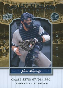 2008 Upper Deck Yankee Stadium Legacy #5378 Jim Leyritz Front