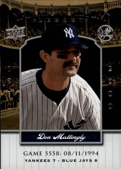 2008 Upper Deck Yankee Stadium Legacy #5558 Don Mattingly Front