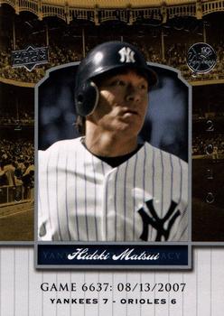 2008 Upper Deck Yankee Stadium Legacy #6637 Hideki Matsui Front