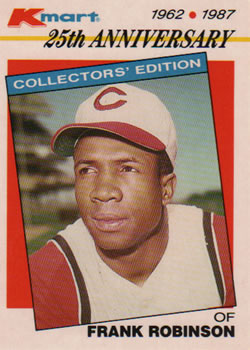1987 Topps Kmart 25th Anniversary #10 Frank Robinson Front