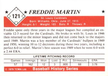 1979 TCMA The 1950’s #121 Freddie Martin Back
