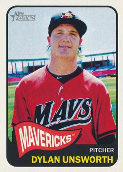 2014 Topps Heritage Minor League #156 Dylan Unsworth Front