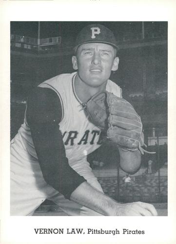 1962 Jay Publishing Pittsburgh Pirates 5x7 Photos #NNO Vern Law Front