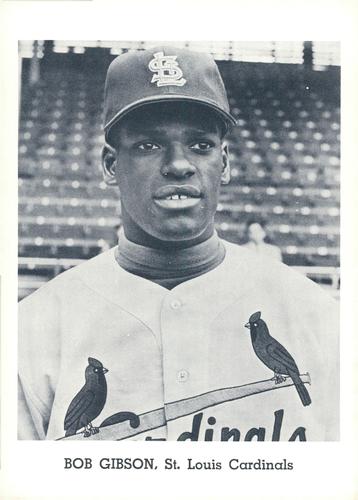 1963 Jay Publishing St. Louis Cardinals #NNO Bob Gibson Front