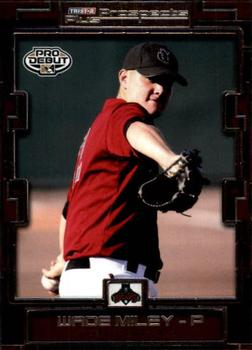 2008 TriStar Prospects Plus #53 Wade Miley Front