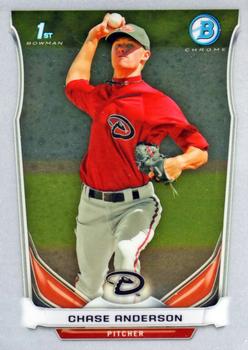 2014 Bowman - Chrome Prospects #BCP62 Chase Anderson Front