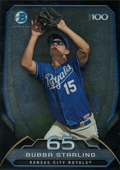 2014 Bowman - Top 100 Prospects #BTP-65 Bubba Starling Front