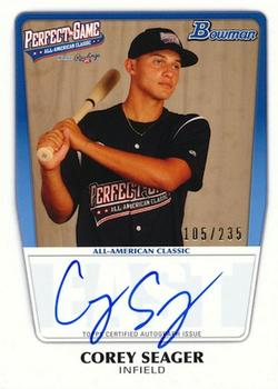2014 Bowman - Perfect Game All-American Classic Autographs #AAC-CSE Corey Seager Front