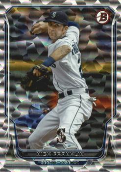 2014 Bowman - Silver Ice #195 Nick Franklin Front