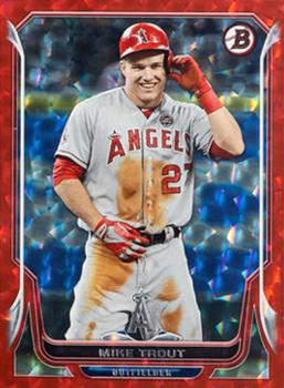 2014 Bowman - Red Ice #168 Mike Trout Front