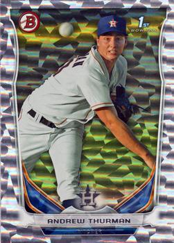 2014 Bowman - Prospects Silver Ice #BP57 Andrew Thurman Front