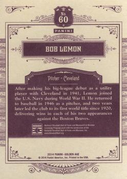 2014 Panini Golden Age #60 Bob Lemon Back