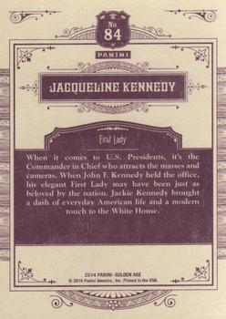 2014 Panini Golden Age #84 Jacqueline Kennedy Back