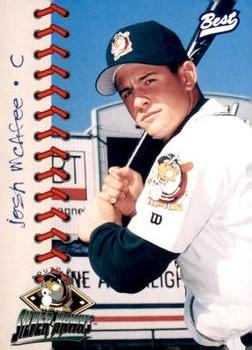 1997 Best South Bend Silver Hawks #17 Josh McAffee Front