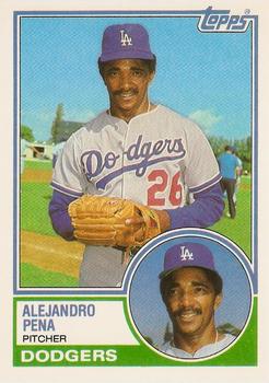 1983 Topps Traded #83T Alejandro Pena Front