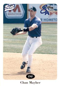 1996 Best Salem Avalanche #19 Chan Mayber Front